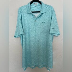Peter Millar Light Blue Summer Comfort Polo, Kiva Dunes